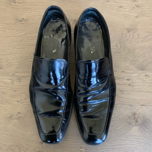 Prada Other - Authentic PRADA black leather loafer shoes